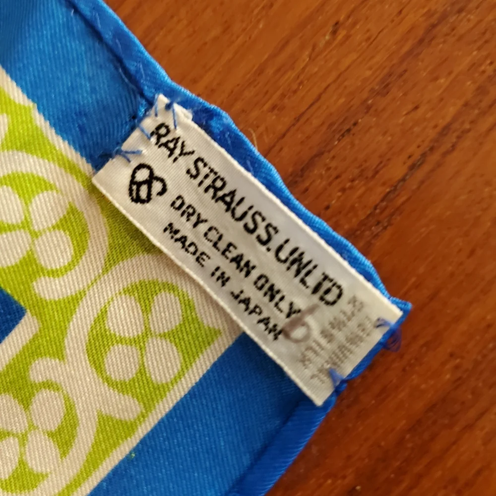 Vintage Ray Strauss mid century style scarf